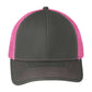 Unisex Snapback Cap - C112 - Grey Steel/ Neon Pink