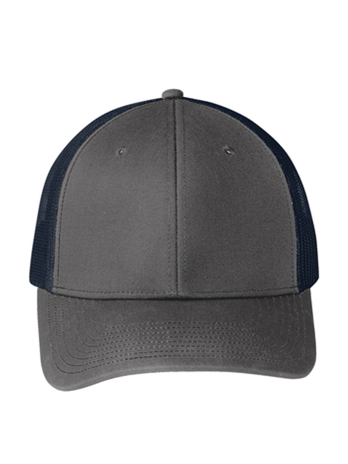Unisex Snapback Cap - C112 - Grey Steel/ True Navy
