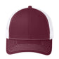 Unisex Snapback Cap - C112 - Maroon/ White