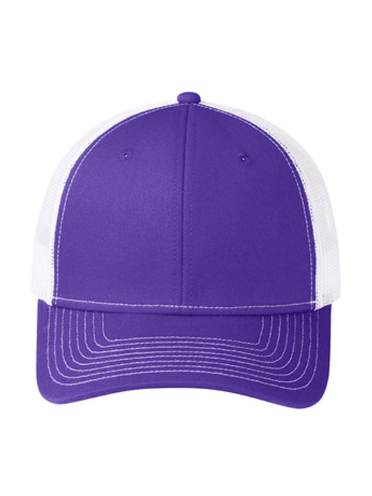 Unisex Snapback Cap - C112 - Purple/ White