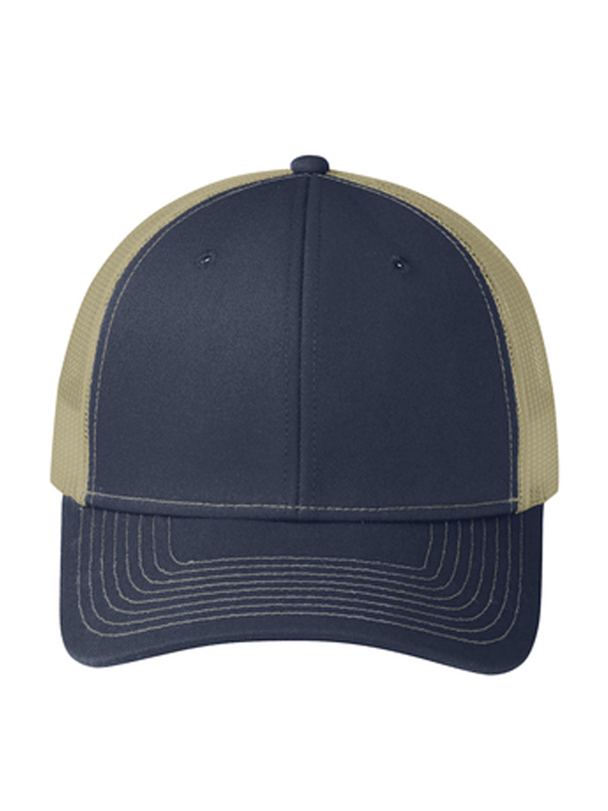 Unisex Snapback Cap - C112 - Rich Navy/ True Khaki