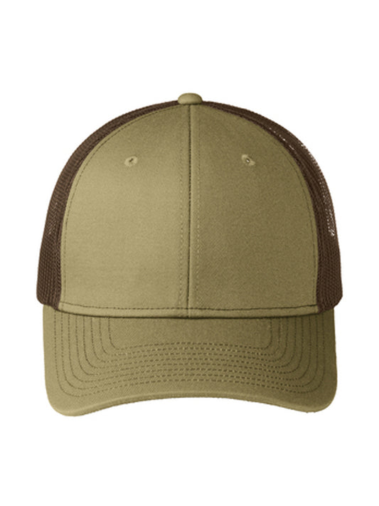Unisex Snapback Cap - C112 - True Khaki/ Coffee