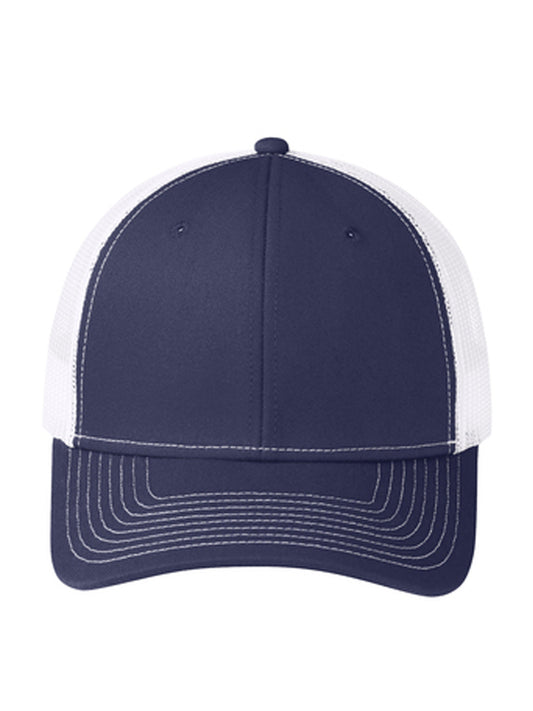 Unisex Snapback Cap - C112 - True Navy/ White