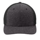 Unisex Mesh Back Trucker Cap - C302 - Black/ Dark Charcoal Heather