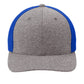 Unisex Mesh Back Trucker Cap - C302 - True Royal/ Grey Heather