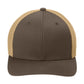 Unisex Flexfit® Mesh Back Cap - C812 - Brown/Khaki