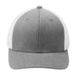 Unisex Flexfit® Mesh Back Cap - C812 - Heather Grey/White