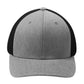 Unisex Flexfit® Mesh Back Cap - C812 - Heather Grey/Black