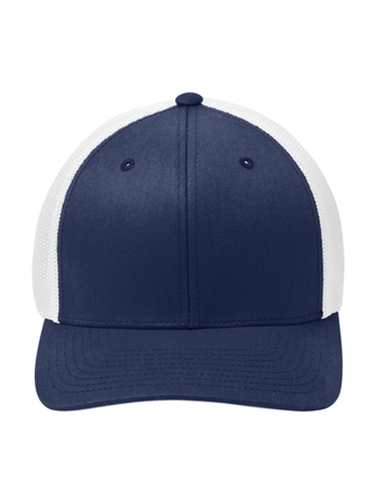 Unisex Flexfit® Mesh Back Cap - C812 - True Navy/White