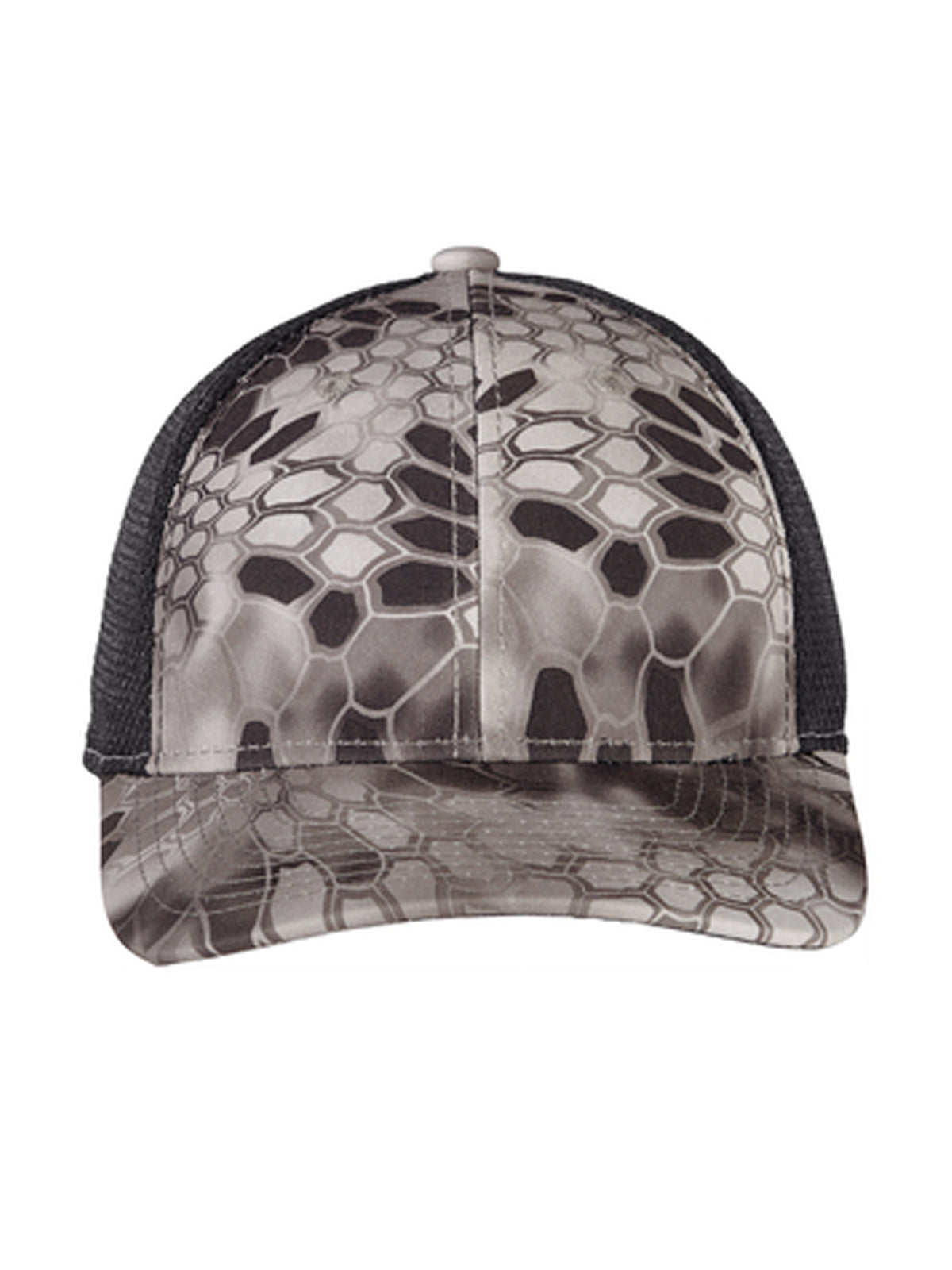Unisex Camouflage Mesh Back Snapback Cap - C892 - Kryptek Raid/ Black