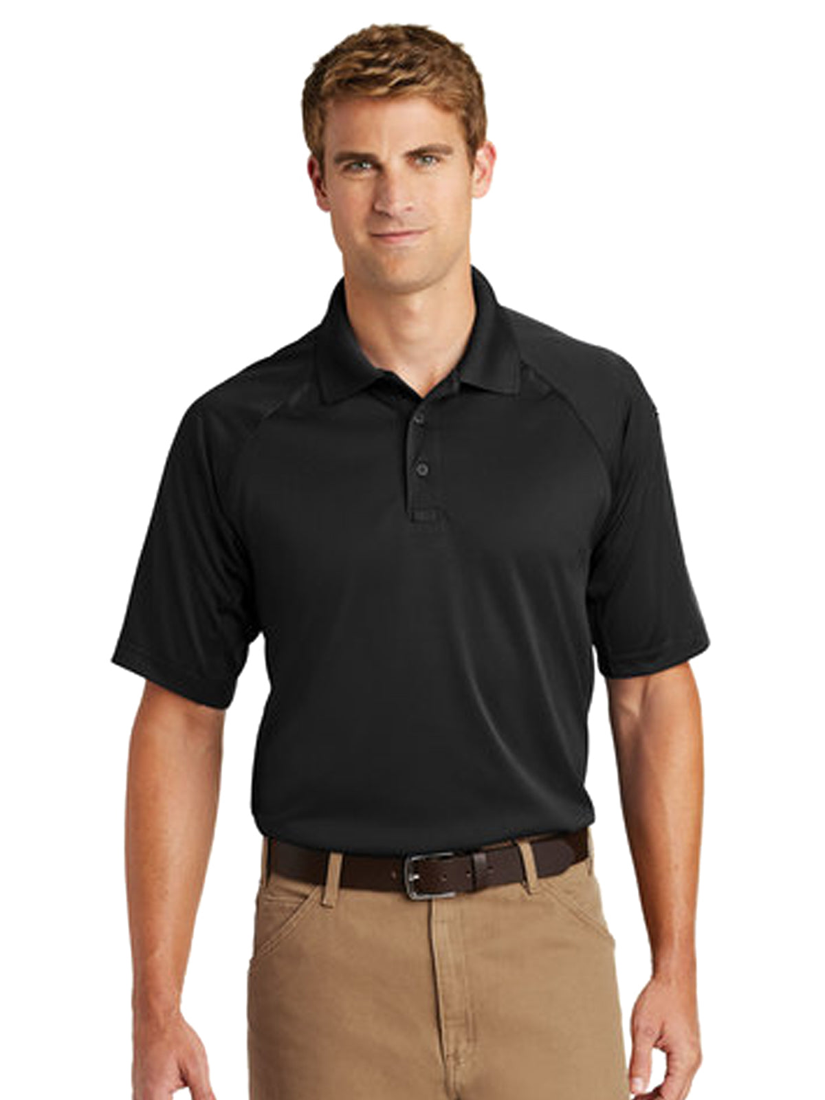 Men's 1-Pocket Snag-Proof Polo - CS410 - Black