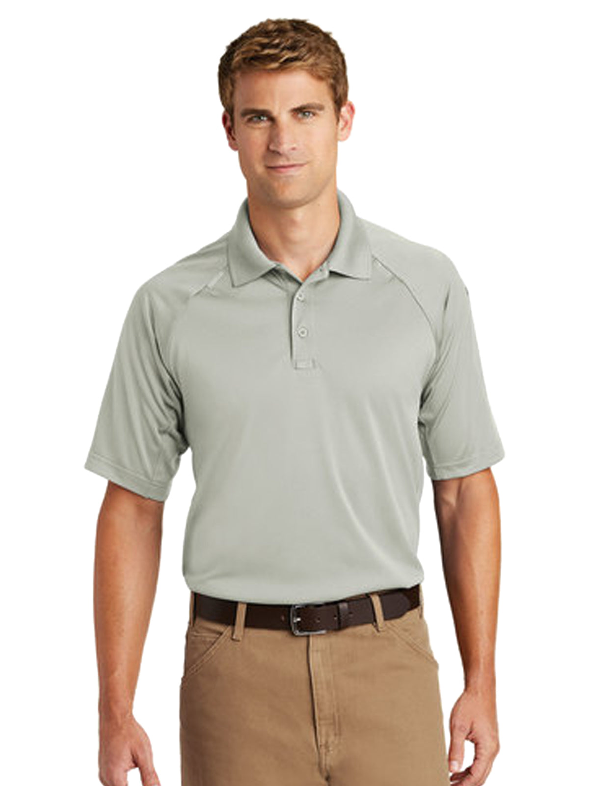 Men's 1-Pocket Snag-Proof Polo - CS410 - Light Grey