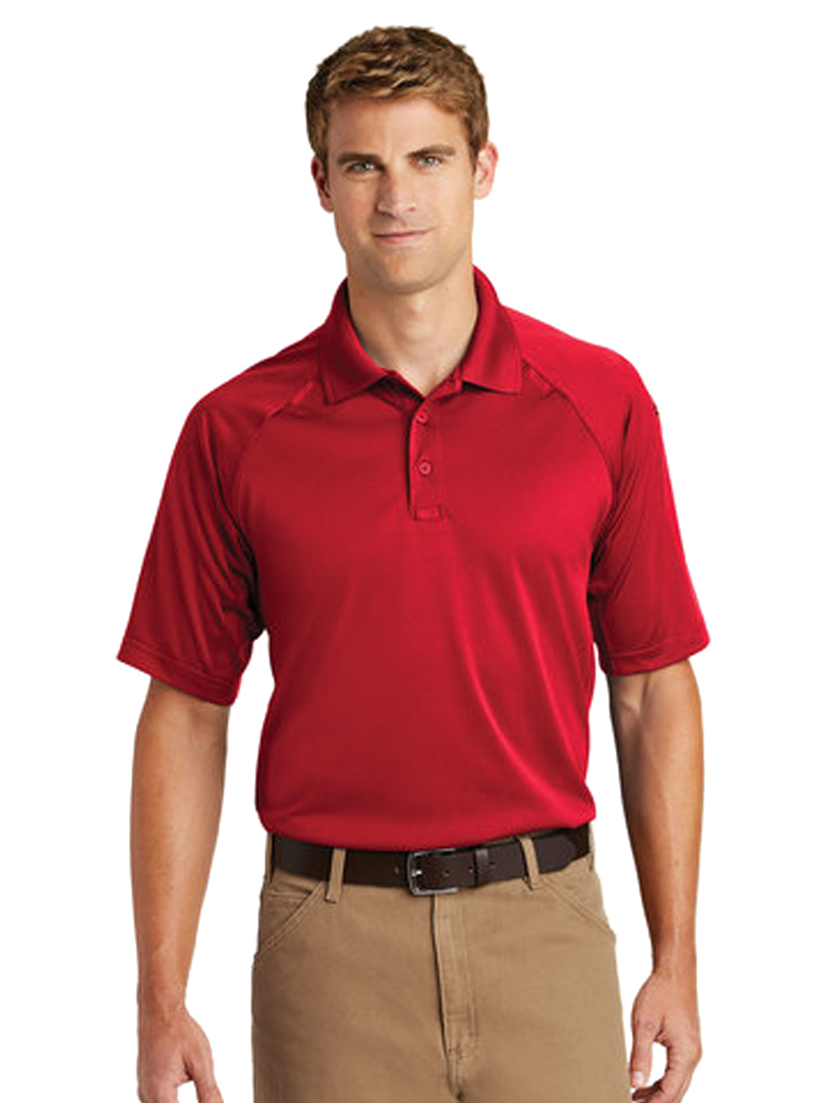Men's 1-Pocket Snag-Proof Polo - CS410 - Red
