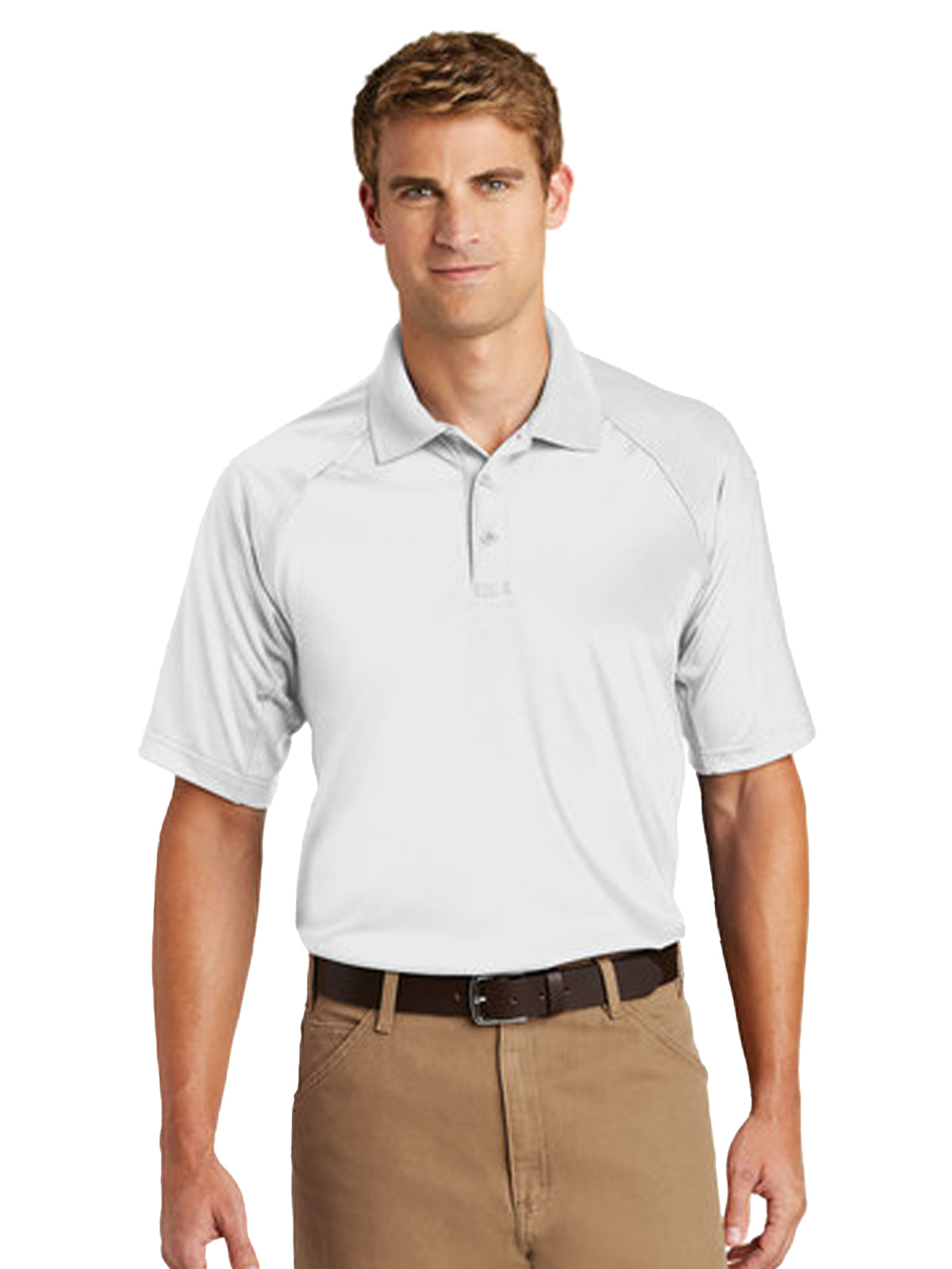 Men's 1-Pocket Snag-Proof Polo - CS410 - White