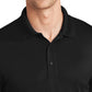 Men's Pocketless Long Sleeve Polo - CS412LS - Black