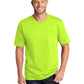 Men's 1-Pocket Workwear Tee - CS430 - Safety Green