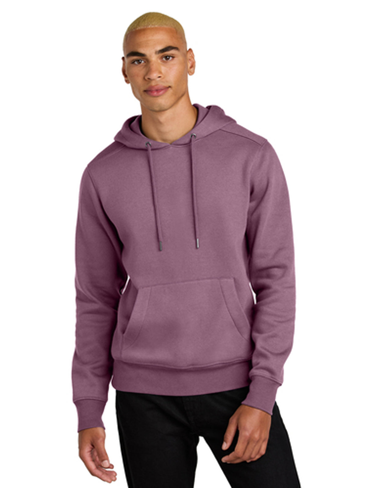 Men's 1-Pocket Perfect Weight Fleece Hoodie - DT1101 - Orchid Haze