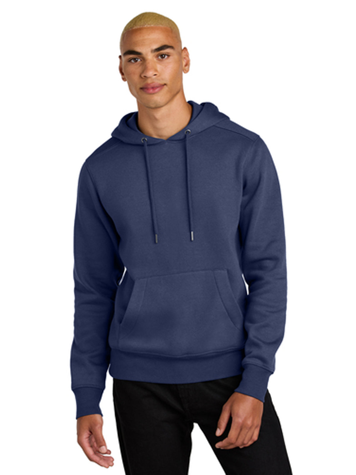 Men's 1-Pocket Perfect Weight Fleece Hoodie - DT1101 - Tanzanite