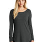 Women’s Perfect Tri Long Sleeve Tunic Tee - DT132L - Black Frost