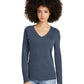 Women’s Perfect Tri Long Sleeve V-Neck Tee - DT135 - Navy Frost