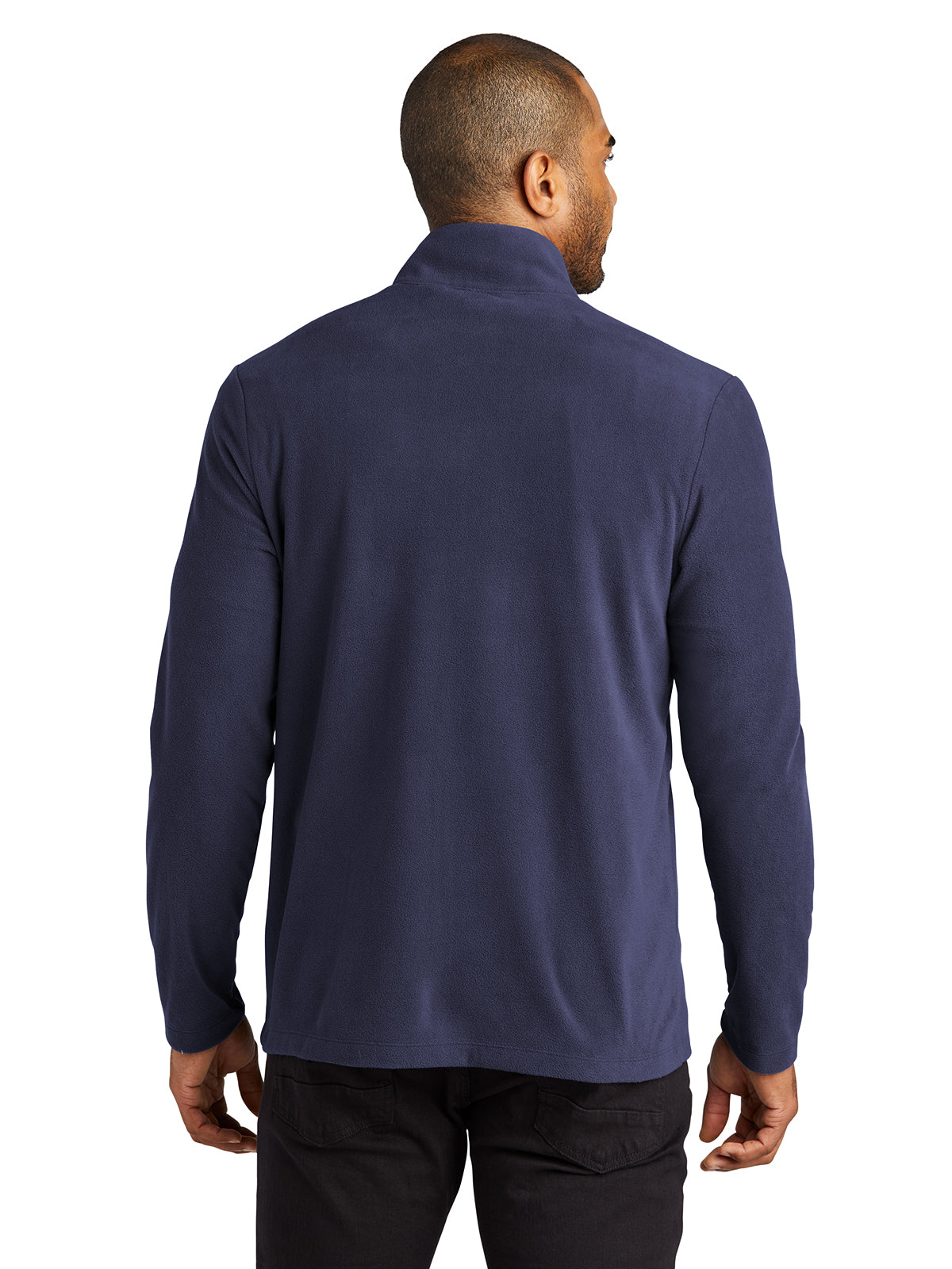 Men's Microfleece Jacket - F151 - Navy