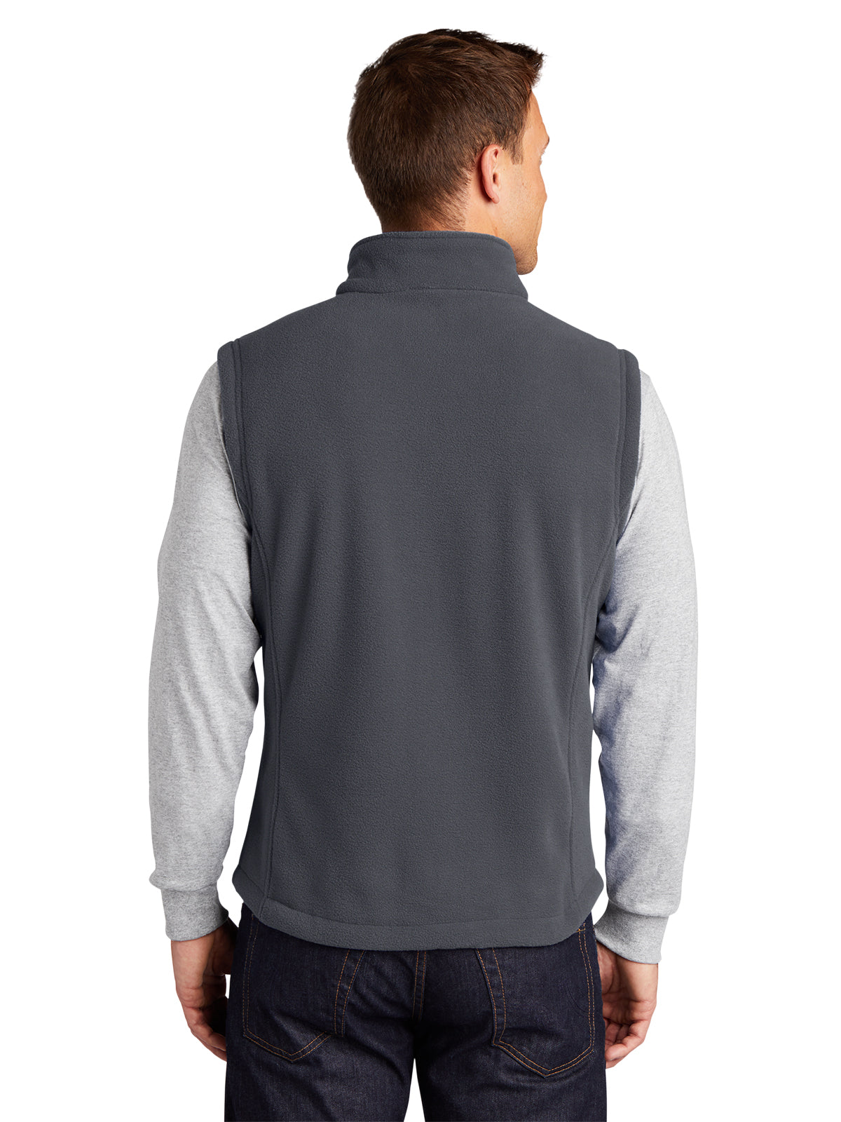 Men's Microfleece Jacket - F219 - Iron Grey