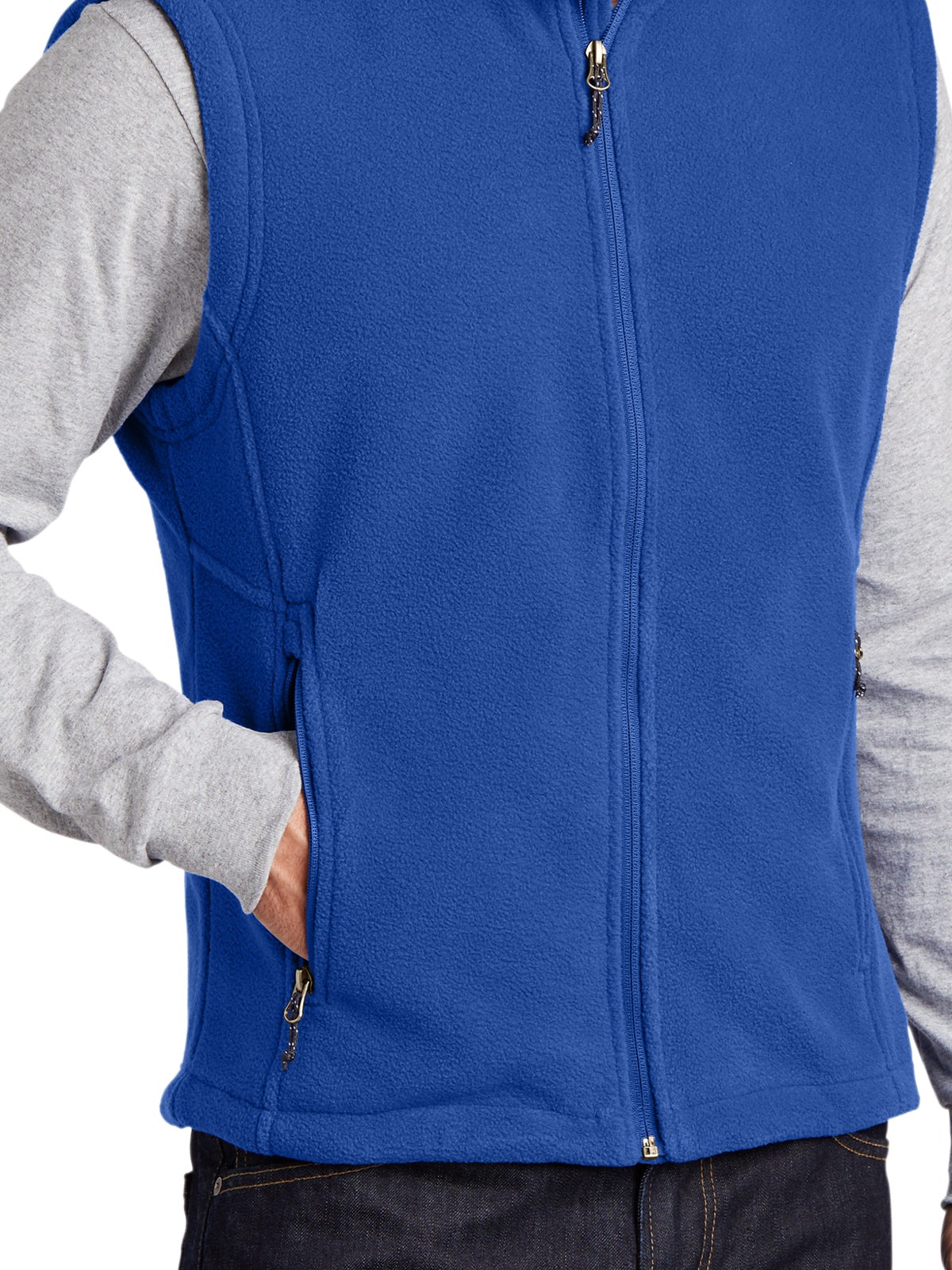 Men's Microfleece Jacket - F219 - True Royal