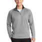 Men's Pocketless 1/4-Zip Sweatshirt - F243 - Silver/ Black