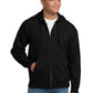 Men's 2-Pocket Full-Zip Hooded Sweatshirt - F283 - Black
