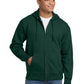 Men's 2-Pocket Full-Zip Hooded Sweatshirt - F283 - Deep Forest