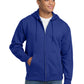 Men's 2-Pocket Full-Zip Hooded Sweatshirt - F283 - Deep Royal