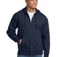 Men's 2-Pocket Full-Zip Hooded Sweatshirt - F283 - Navy