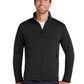 Men's 2-Pocket Smooth Fleece Jacket - F904 - Deep Black