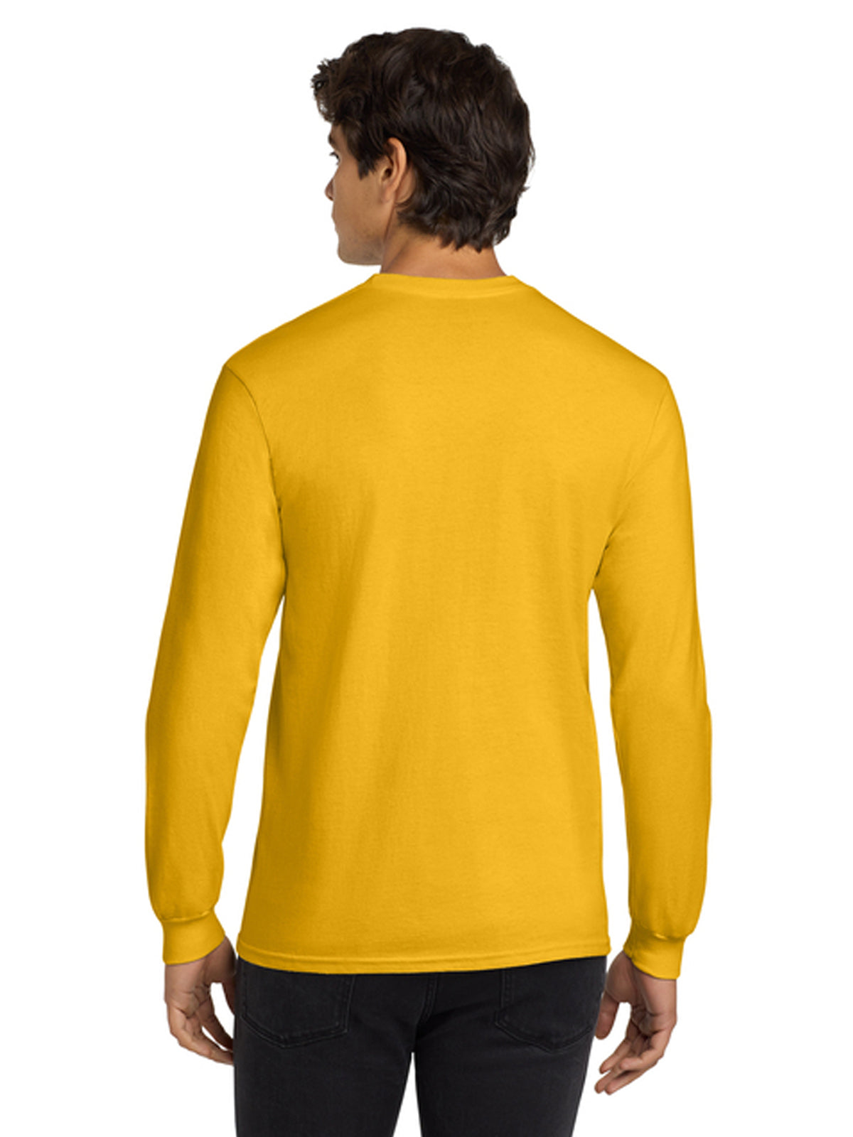 Men's Pocketless Long Sleeve Tee - G2400 - Gold