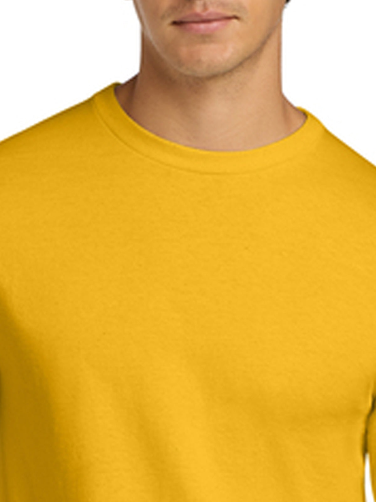 Men's Pocketless Long Sleeve Tee - G2400 - Gold