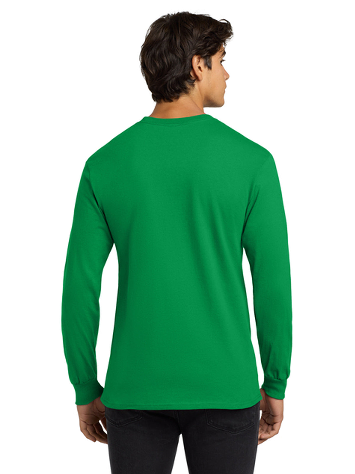Men's Pocketless Long Sleeve Tee - G2400 - Irish Green