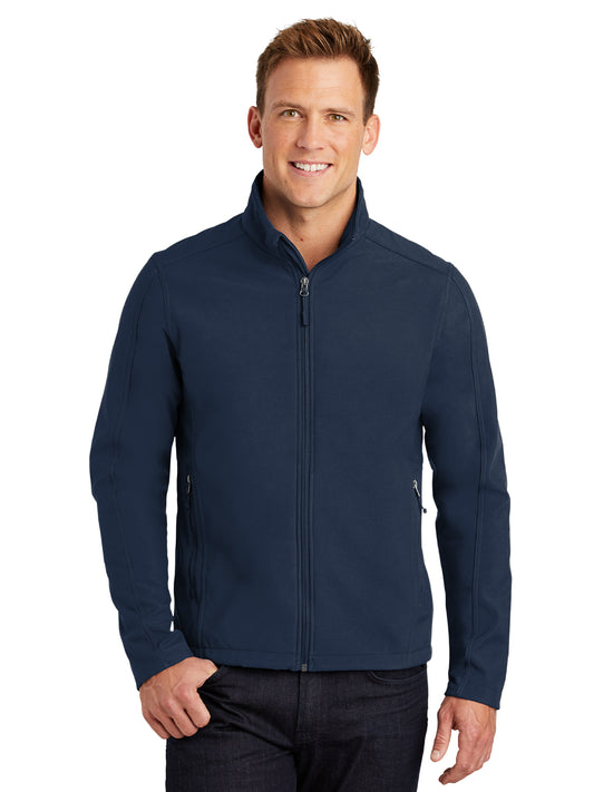 Men's Soft Shell Jacket - J317 - Dress Blue Navy