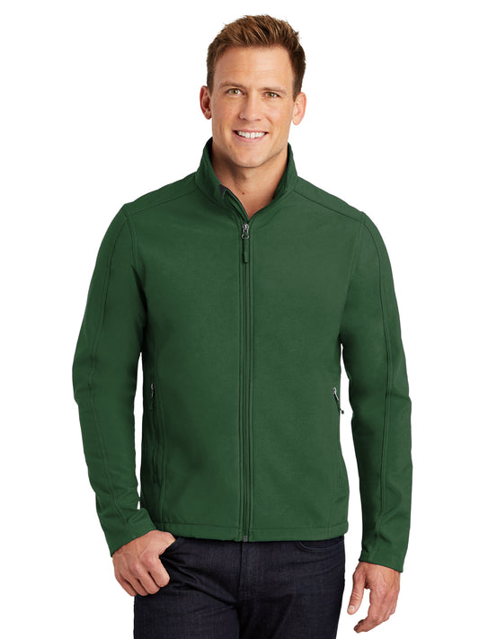 Men's Soft Shell Jacket - J317 - Forest Green