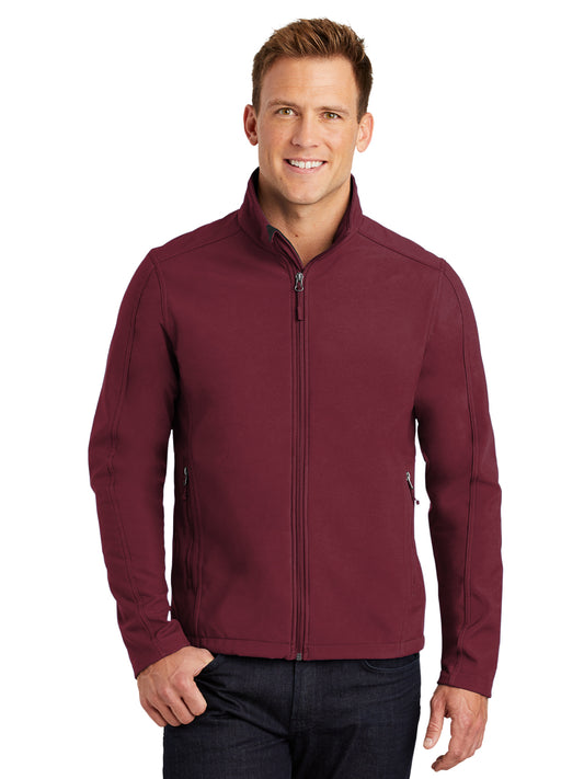 Men's Soft Shell Jacket - J317 - Maroon