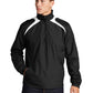 Men's Two-Pocket 1/2-Zip Wind Jacket - JST75 - Black/ White