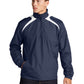 Men's Two-Pocket 1/2-Zip Wind Jacket - JST75 - True Navy/ White