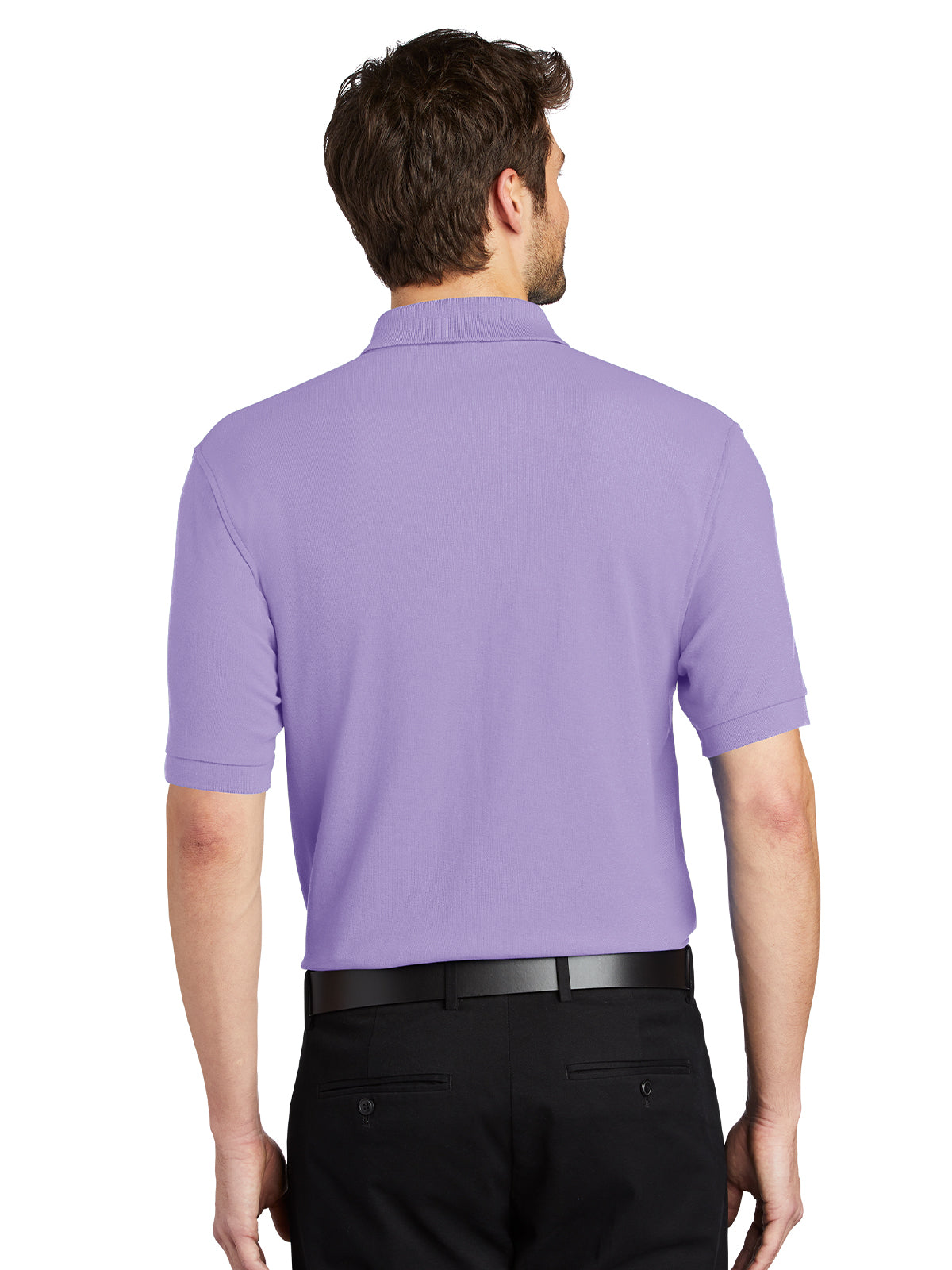 Men's Stretch Pique Polo - K500 - Bright Lavender