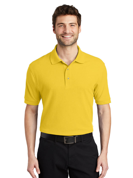 Men's Stretch Pique Polo - K500 - Sunflower Yellow
