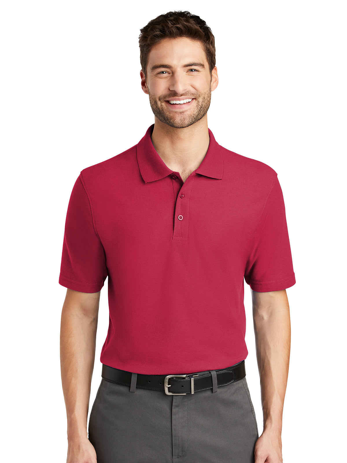 Men's Short Sleeve Polo - K510 - Red