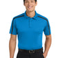 Men's Pocketless Colorblock Stripe Polo - K547 - Brilliant Blue/ Black