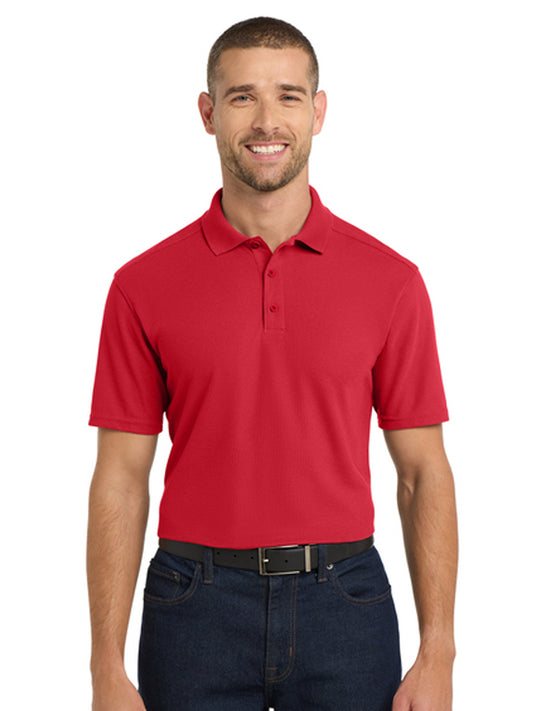 Men's Pocketless EZPerfomance Pique Polo - K600 - Apple Red