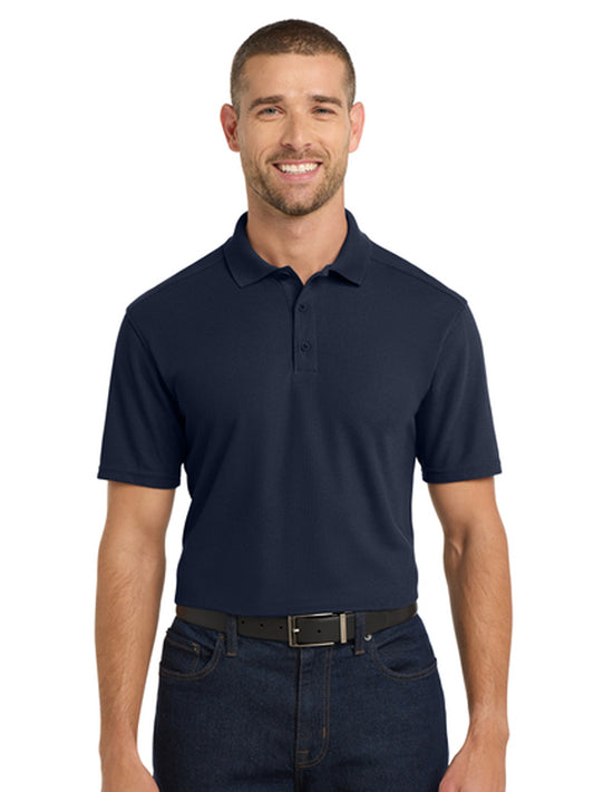 Men's Pocketless EZPerfomance Pique Polo - K600 - Navy