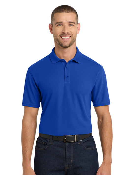 Men's Pocketless EZPerfomance Pique Polo - K600 - True Royal