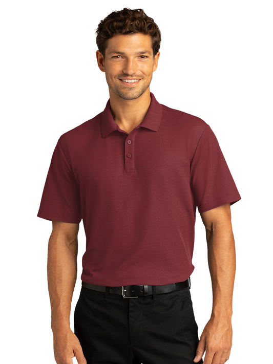 Men's Short Sleeve Polo - K810 - Burgundy