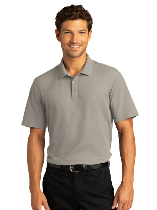 Men's Short Sleeve Polo - K810 - Gusty Grey